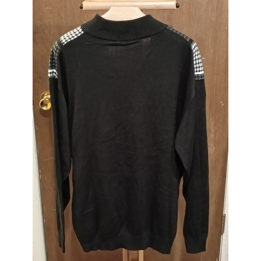 Stacy‎ Adams 2XLT Patchwork Jacquard Sweater, EUC – 1/4 Zip, Big & Tall - Picture 8 of 8